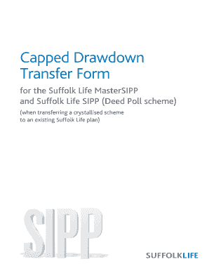 Capped Drawdown Transfer Form