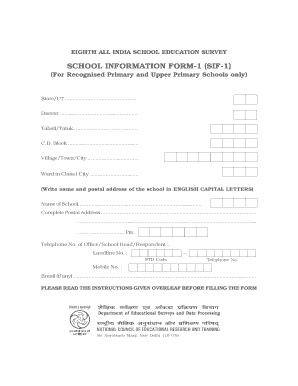 School Information Form-1