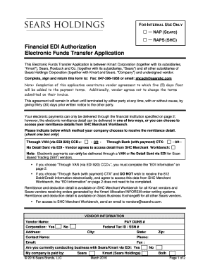 Electronic Funds Transfer Application