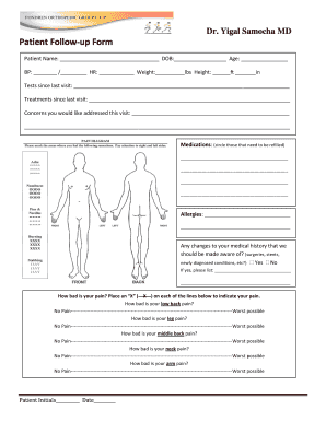 Patient Follow-up Form