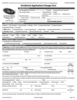CDPHP Enrollment Application/Change Form