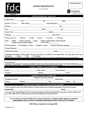 Patient Registration Form