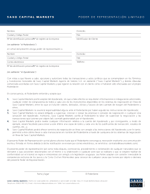 Poder de Representación