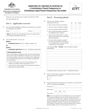 Application for Contributory Parent Visa 143