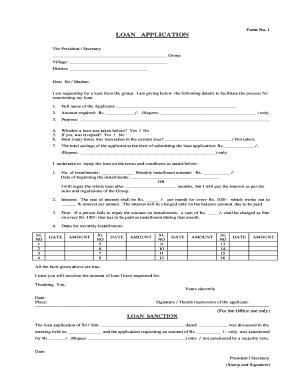 Loan Application Form