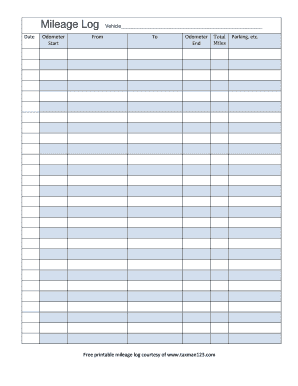 Mileage Log