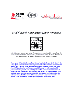 Complimentary supported amendment letter - AbleChildorg - ablechild