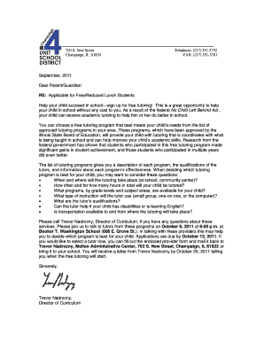 Illinois Supplemental Educational Services Provider Selection Form