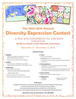 Diversity Expression Contest Entry Form