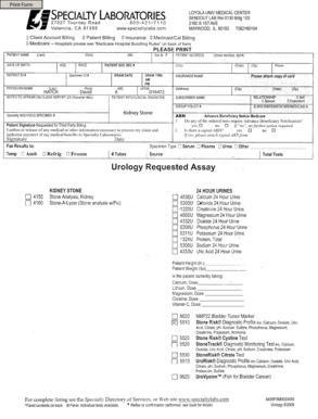 Kidney Stone Treatment Consent Form