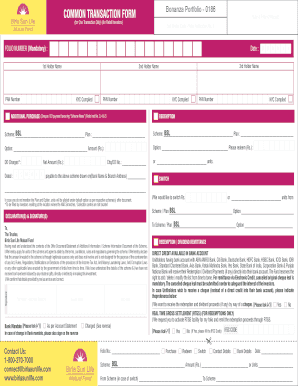 Birla Sun Life Mutual Fund Transaction Form