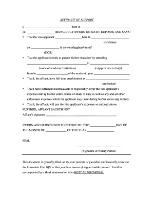 Affidavit of support notarized sample - AFFIDAVIT OF SUPPORT.doc - cuabroad cua