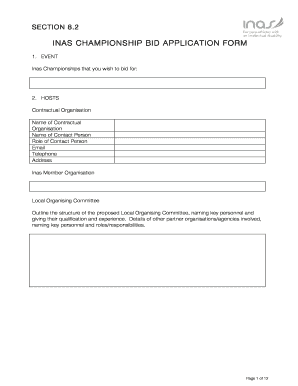 82 Inas Championship Bid Application Form - inas