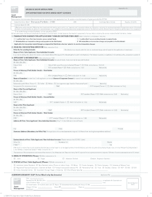Goldman Sachs Mutual Fund Application Form