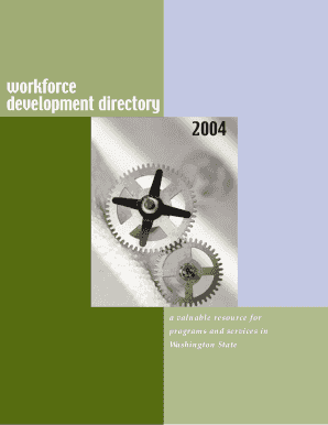 Workforce Development Directory 2004