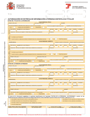Autorización de entrega de información a persona distinta a su titular