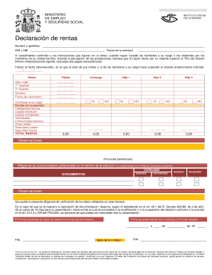 Declaración de rentas