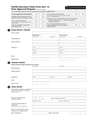 Health Insurance Claim Form