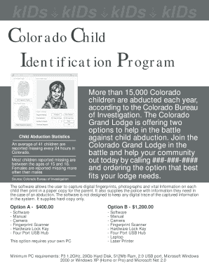 Colorado Child Identification Program