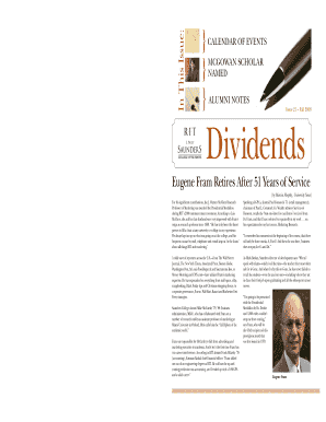RIT Alumni Notes Form