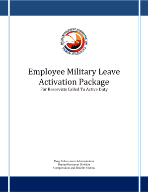 Employee Military Leave Activation Package