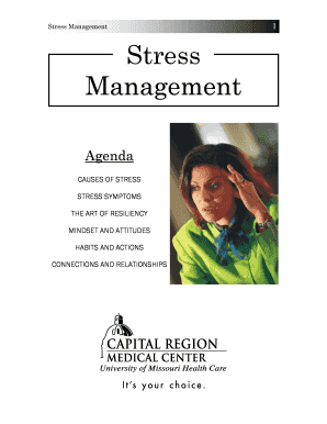 Stress Management Workbook