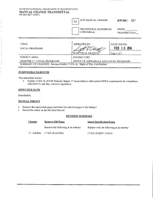 Right of Way Certification Form