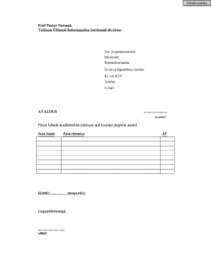 Academic Leave Permission Form