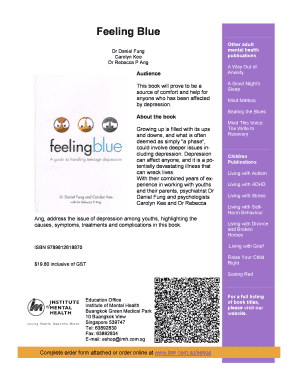 Feeling Blue Order Form