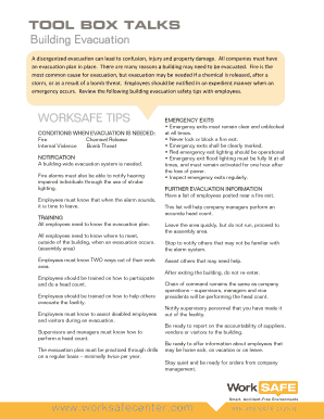 Building Evacuation Plan