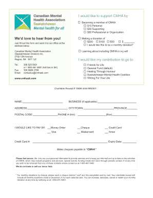 CMHA Donation Form