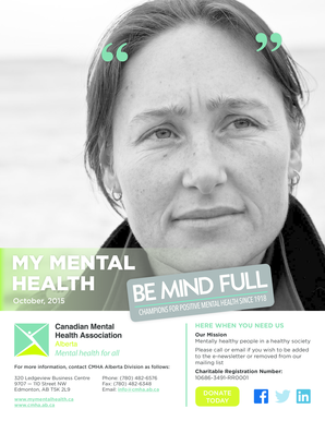 MY MENTAL HEALTH - alberta cmha