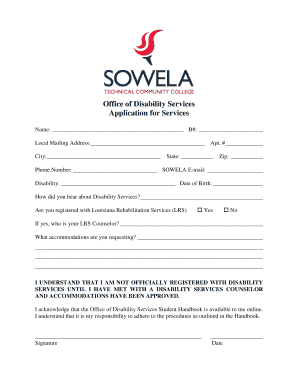 Louisiana Voter Registration Application
