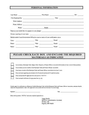 Fillable Online mcfoa Officers Association Fax Email Print pdfFiller Fillable Online mcfoa Officers Association Fax Email Print pdfFiller