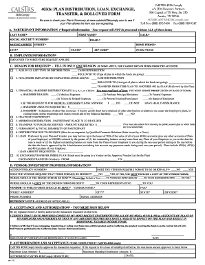 CalSTRS 403bComply Distribution Form