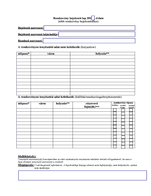 Event Notification Form