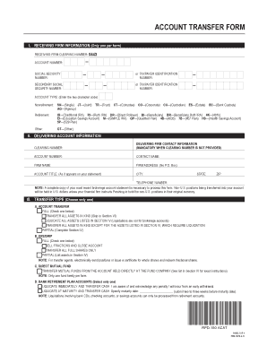 Account Transfer Form