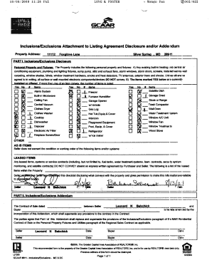 Montgomery County Real Estate Disclosure Form