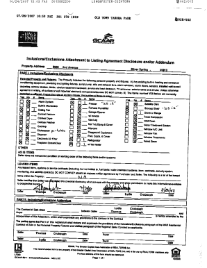 Maryland Residential Property Disclosure Statement