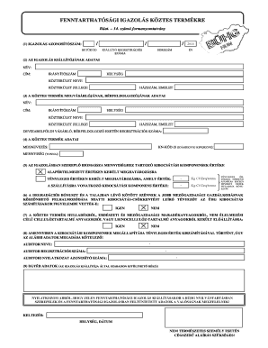 Sustainability Certificate for Trading Products