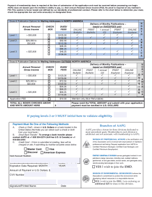 AAPG Membership Application Form