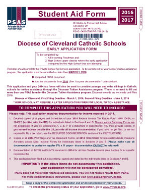 Private School Aid Service Application