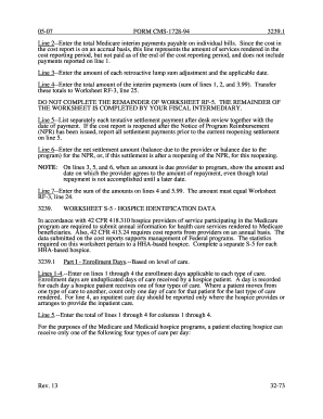 CMS-1728-94 Form