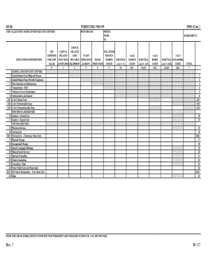 CMS 1984-99 Cost Allocation Form