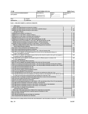 CMS Form 2552-96