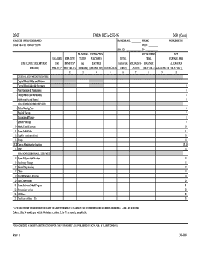 CMS-2552-96 Home Health Agency Cost Report