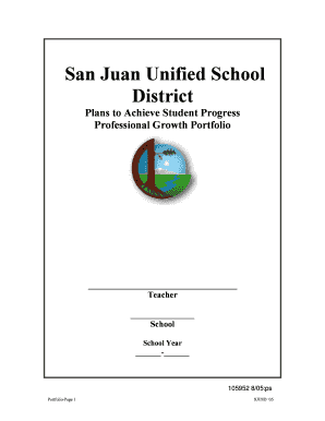 Teacher Professional Growth Portfolio