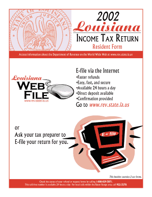 Louisiana Resident Individual Income Tax Return