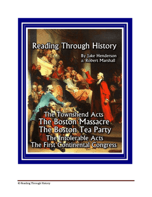 The Townshend Acts Worksheet