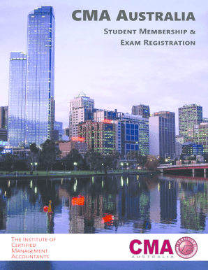 CMA Australia Student and Exam Registration Form